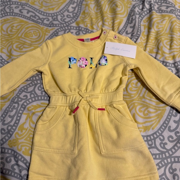 Ralph Lauren Other - Ralph Lauren Yellow Dress with Floral Logo